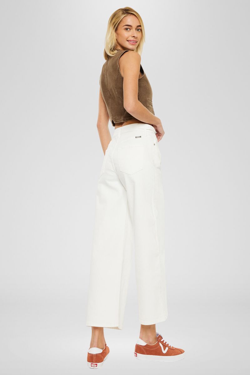 Women's Ultra High Rise Crop Wide Leg Jeans - view 2