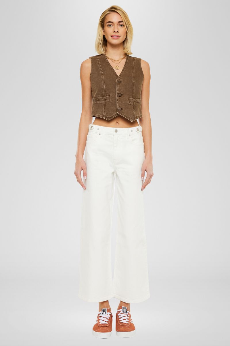 Women's Ultra High Rise Crop Wide Leg Jeans - view 5