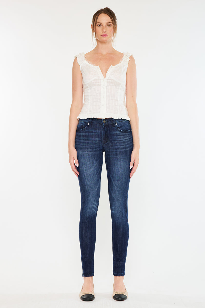 Women's Mid Rise Super Skinny Jeans - view 12