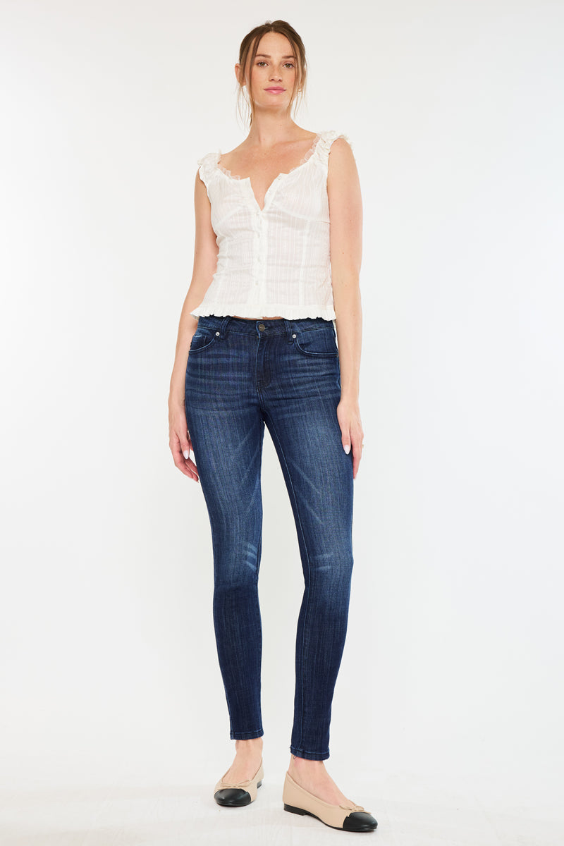 Women's Mid Rise Super Skinny Jeans - view 10