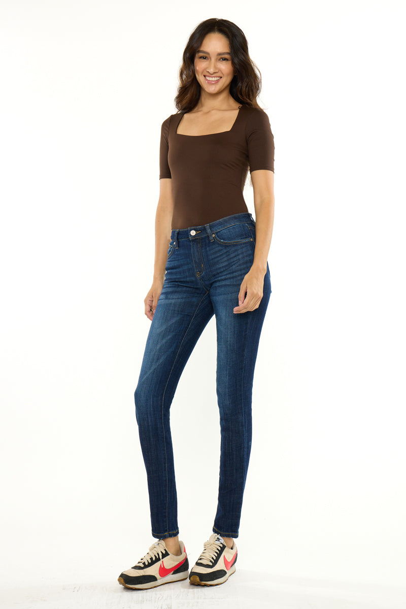 Women's Mid Rise Super Skinny Jeans - view 3