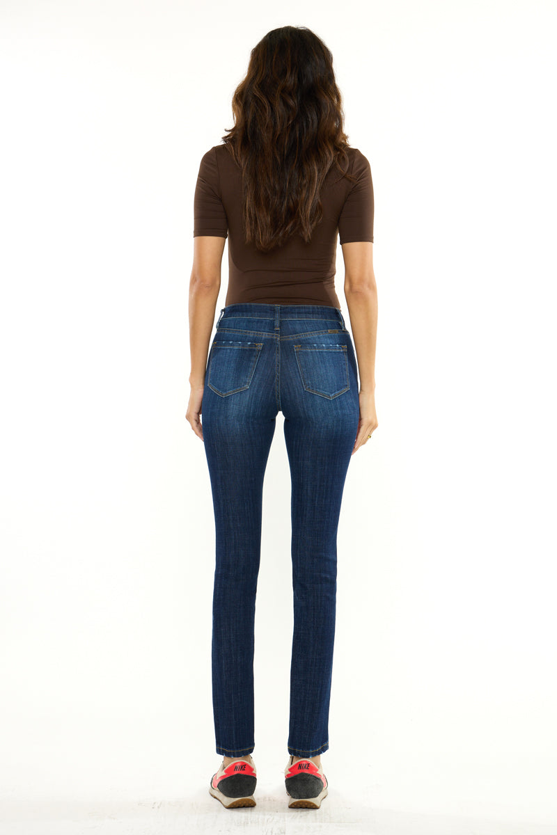 Women's Mid Rise Super Skinny Jeans - view 6