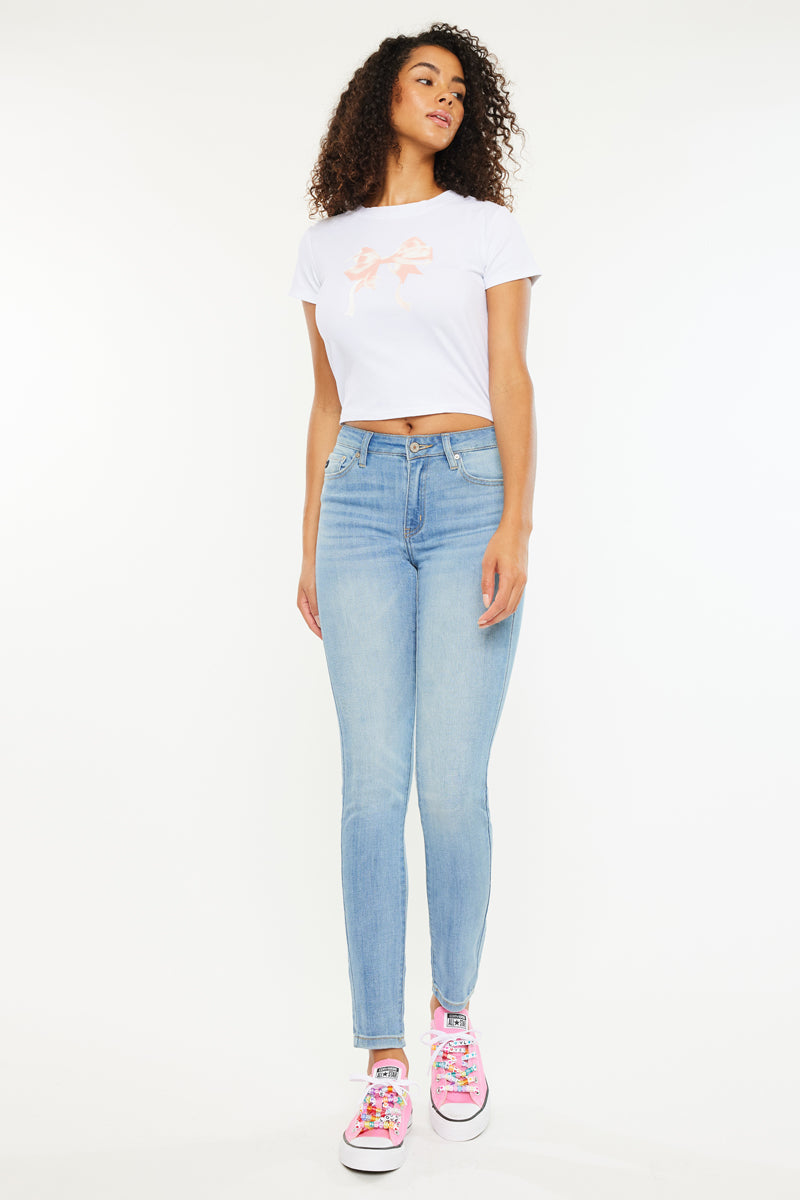 Women's Mid Rise Super Skinny Jeans - view 16