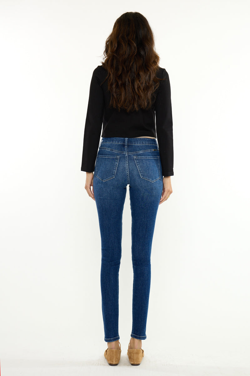 Women's High Rise Super Skinny Jeans - Medium Wash - view 6