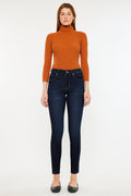 Women's High Rise Super Skinny Jeans - Super Dark Wash