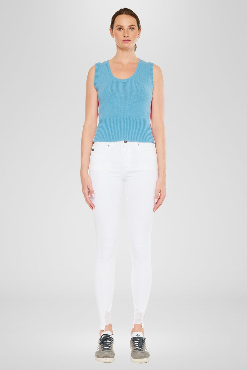 Women's High Rise Super Skinny Jeans - White - White - view 5