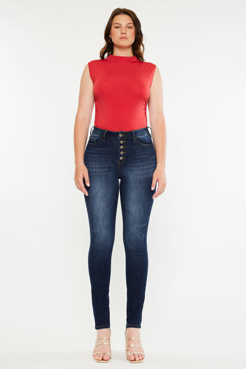 Women's High Rise Super Skinny - Curvy Jeans - view 6