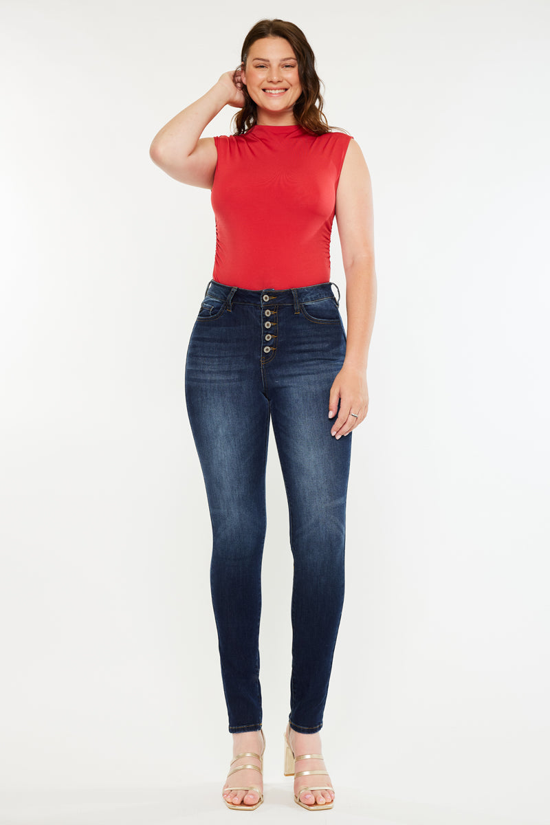 Women's High Rise Super Skinny - Curvy Jeans