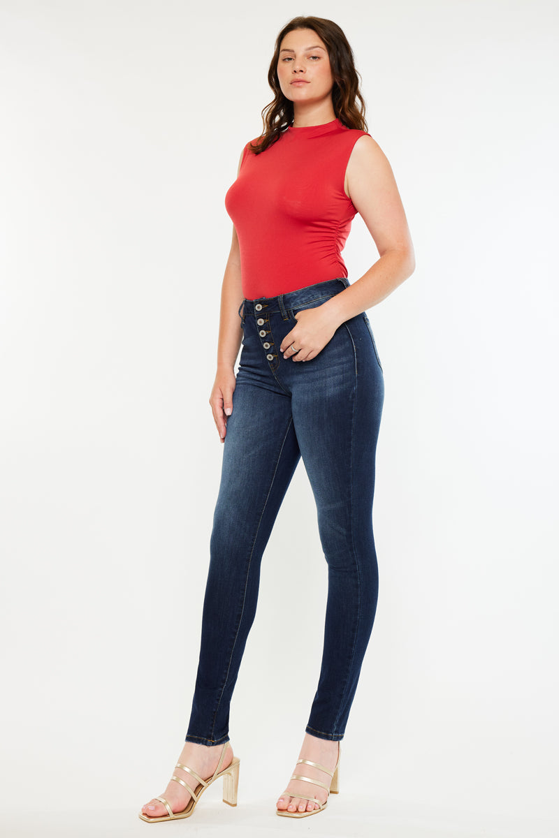 Women's High Rise Super Skinny - Curvy Jeans - view 4