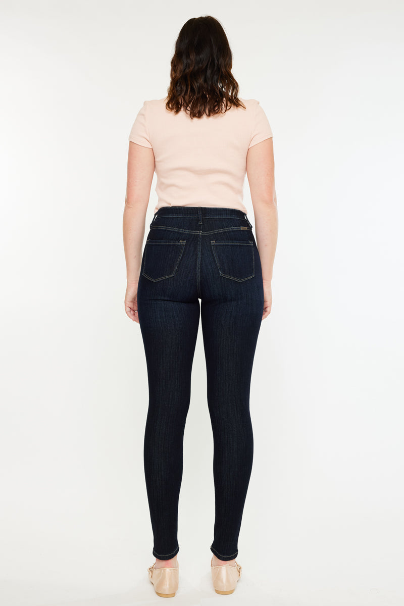 Women's High Rise Super Skinny - Curvy Jeans - Dark Wash / Medium Wash - view 7