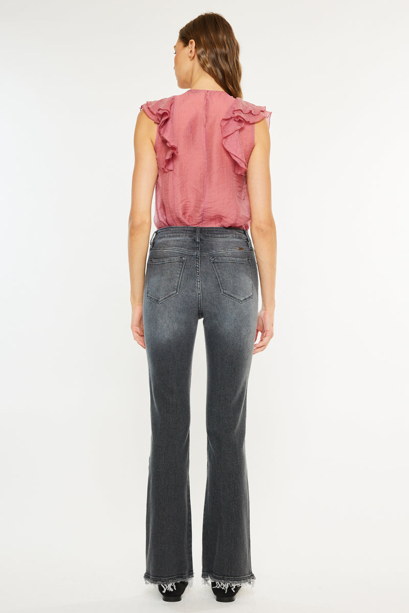 Women's Ultra High Rise Flare Jeans - Light Gray - view 6