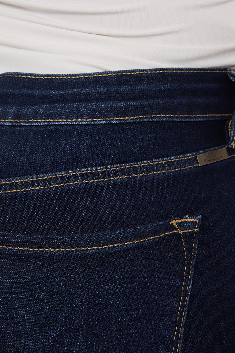 Plus Size Women's High Rise Ankle Skinny Jeans - Dark Wash - view 5