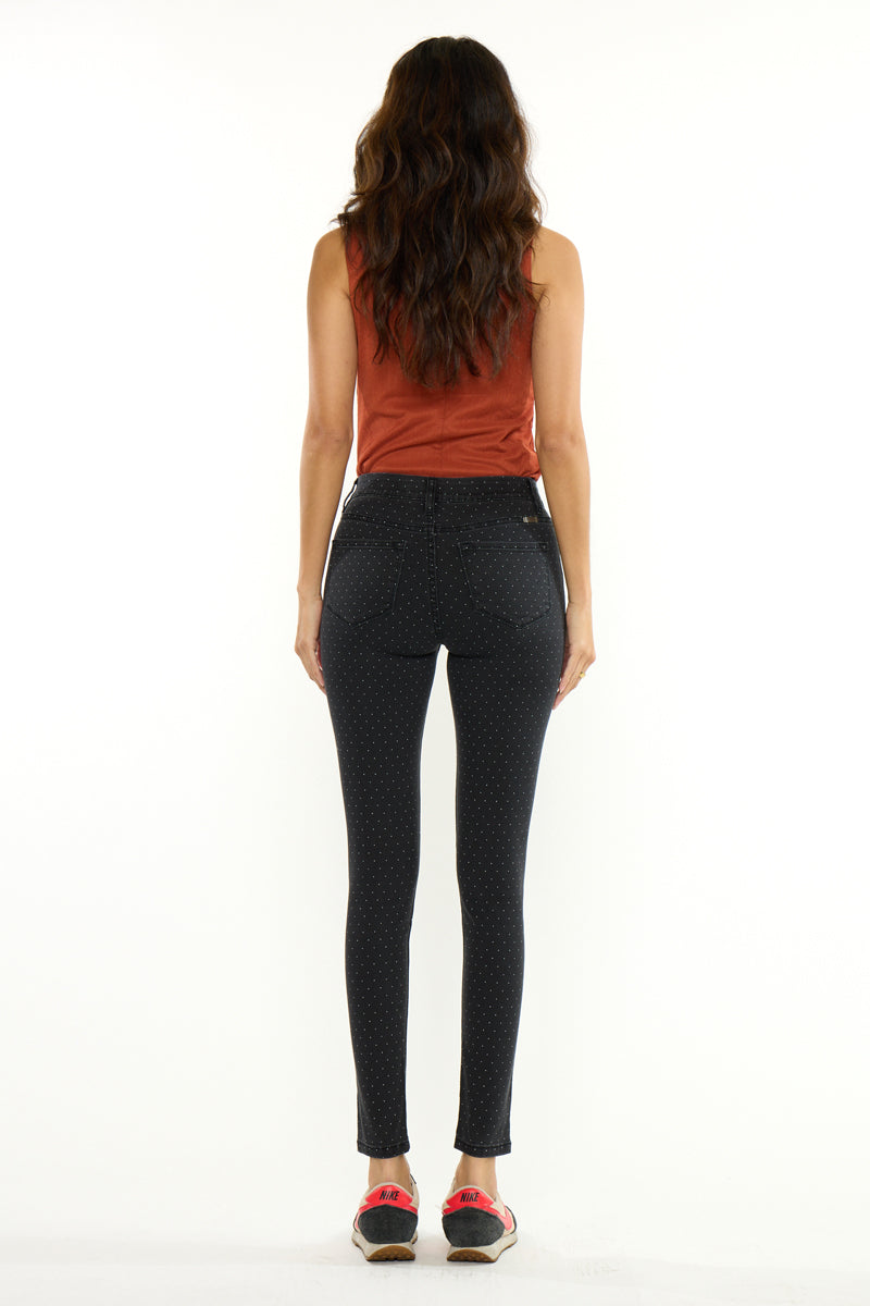 Women's High Rise Ankle Skinny Jeans - Dark Gray - view 7