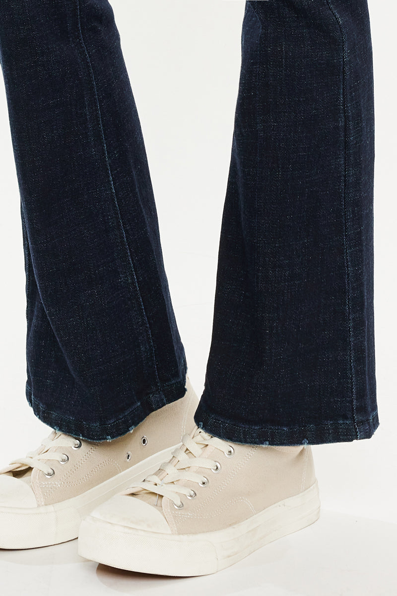 Women's High Rise Bootcut (Petite) Jeans - Dark Wash - view 6