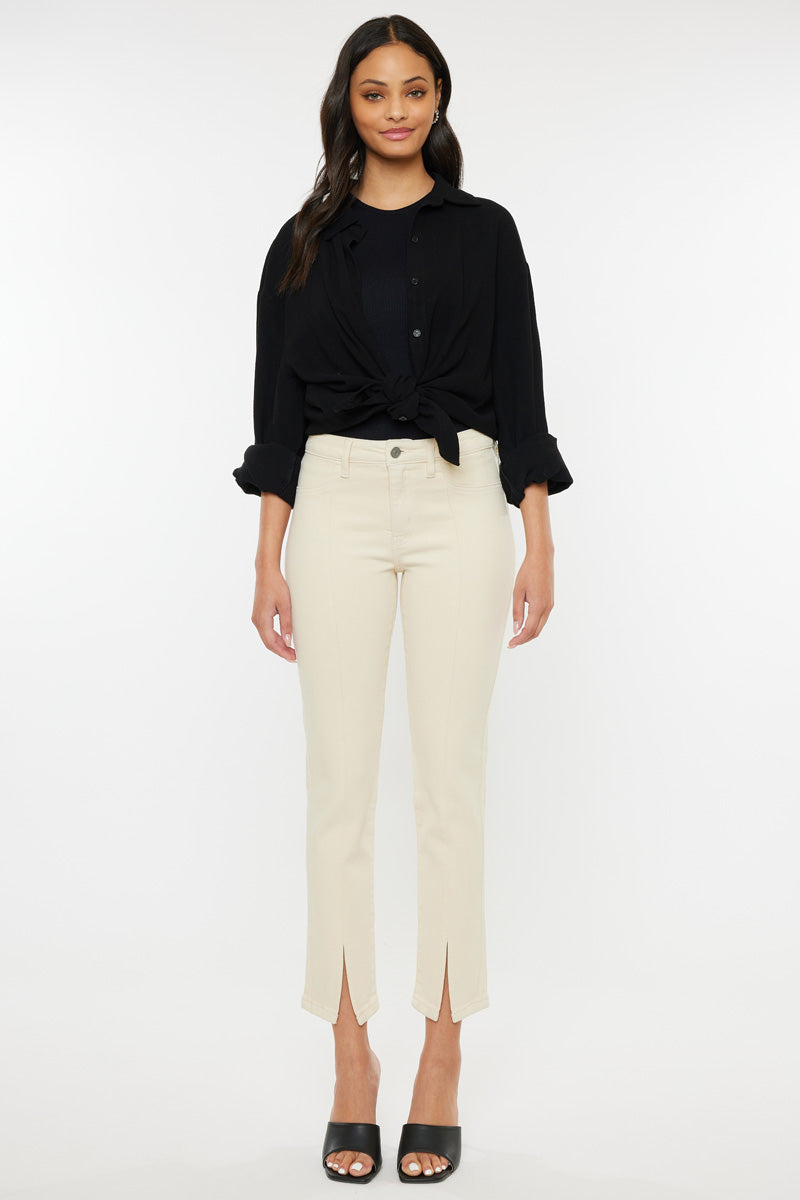 Women's Mid Rise Skinny Straight Jeans - view 17