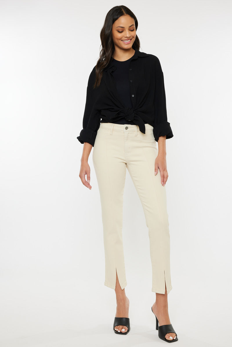 Women's Mid Rise Skinny Straight Jeans - view 18