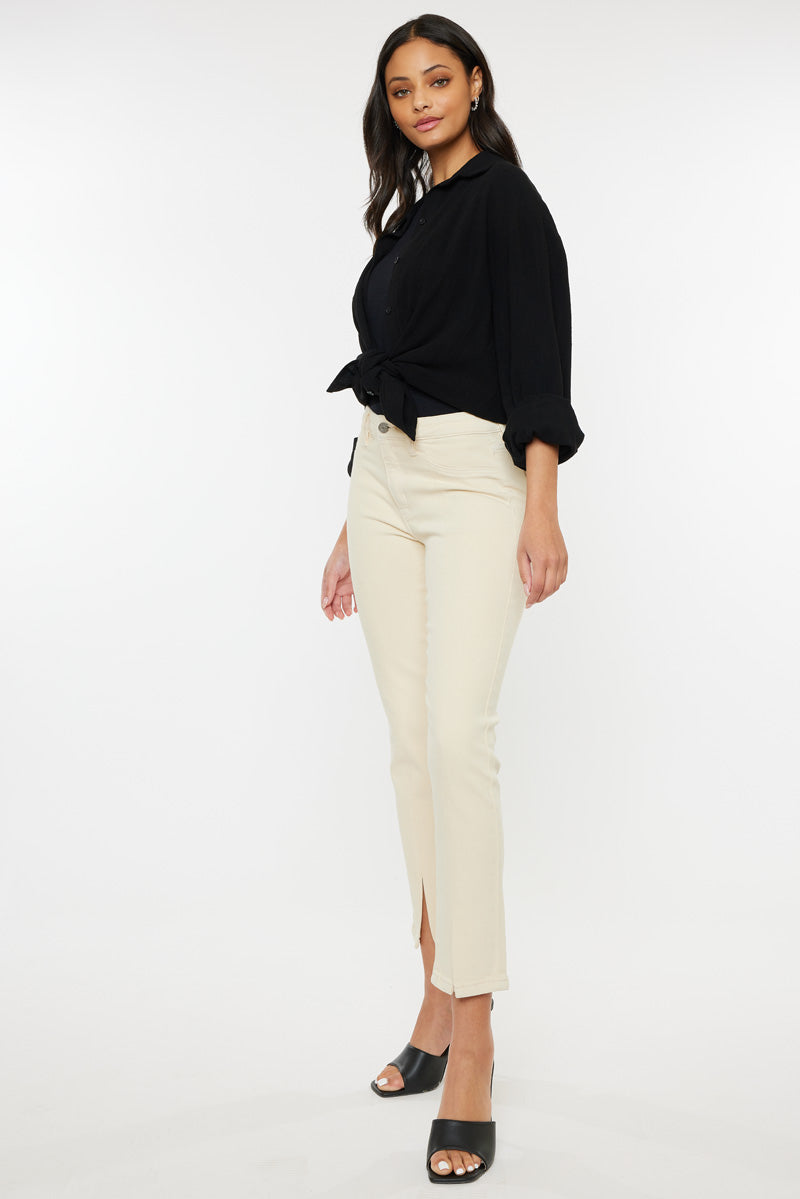 Women's Mid Rise Skinny Straight Jeans - view 19