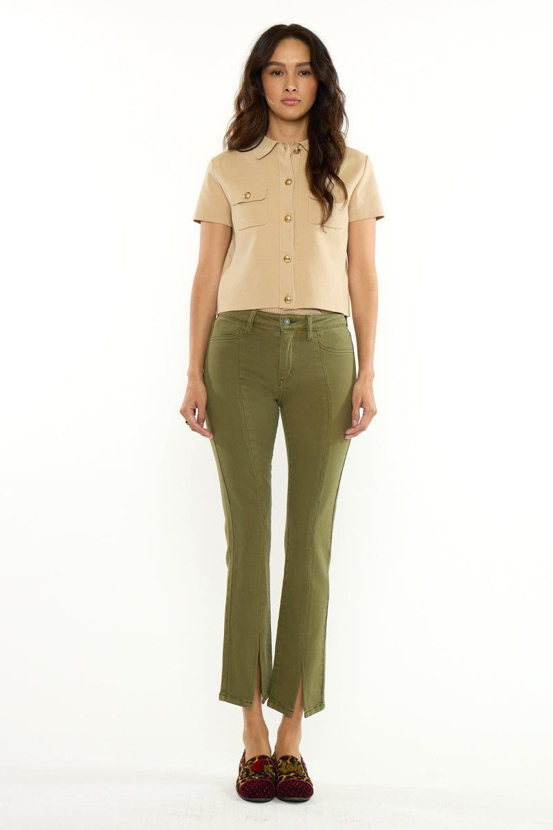 Women's Mid Rise Skinny Straight Jeans - view 13