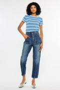 Women's Ultra High Rise Mom Jeans - Dark Wash