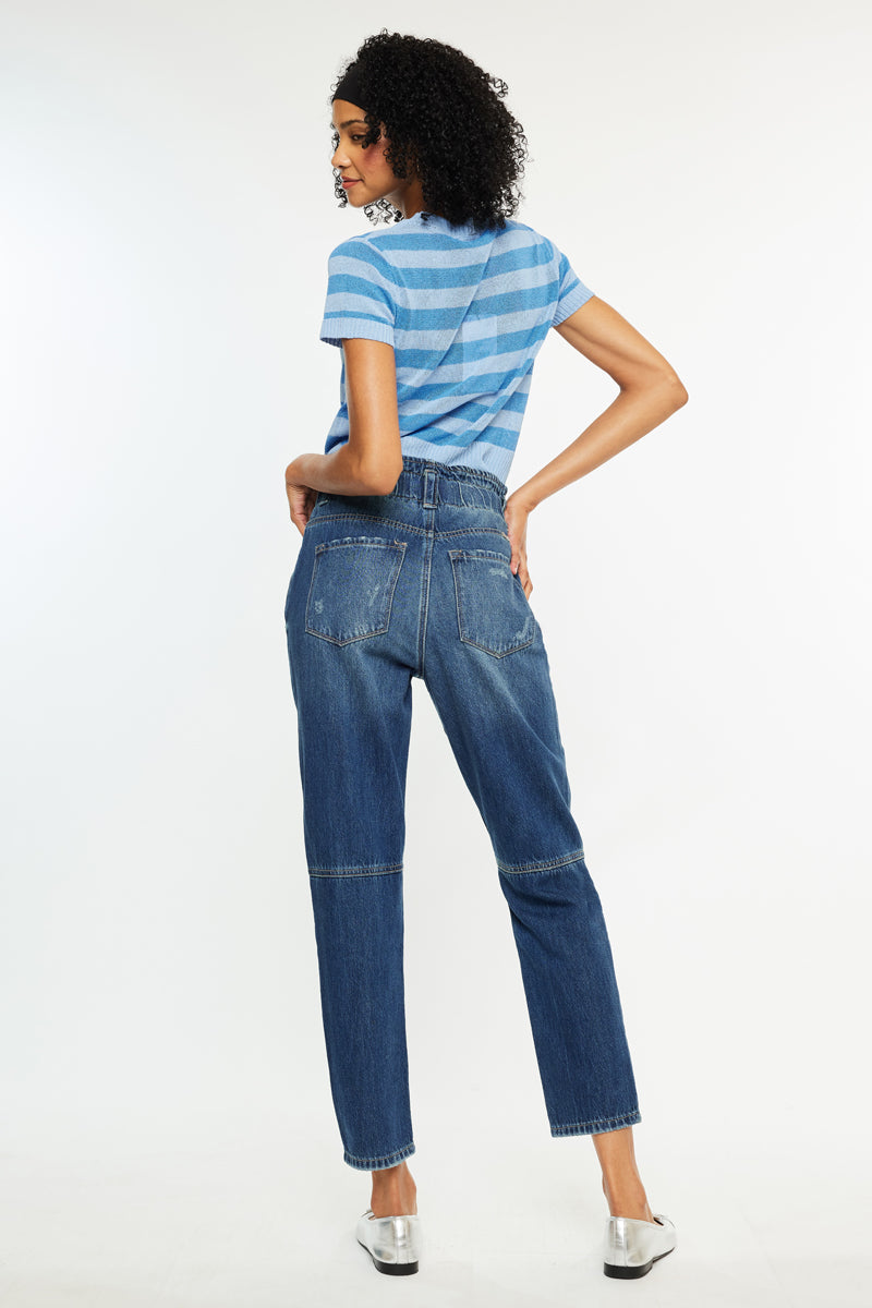 Women's Ultra High Rise Mom Jeans - Dark Wash - view 2