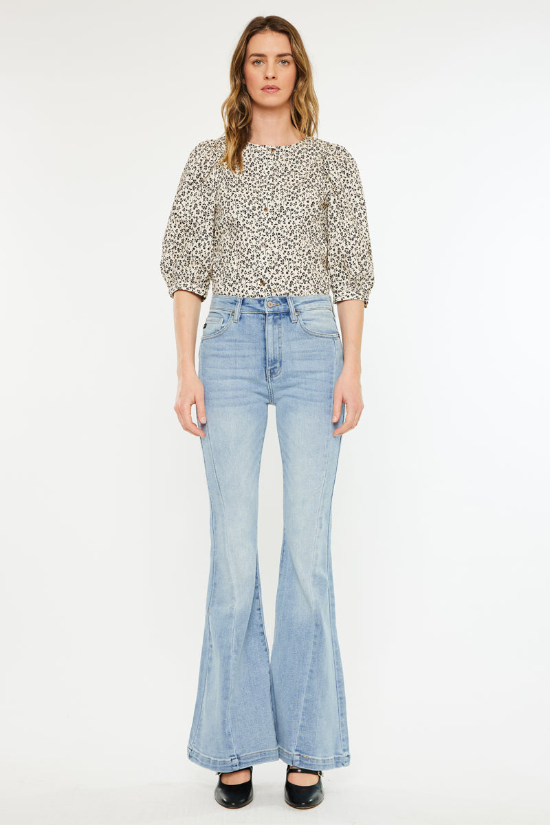 Women's High Rise Super Flare Jeans - view 5