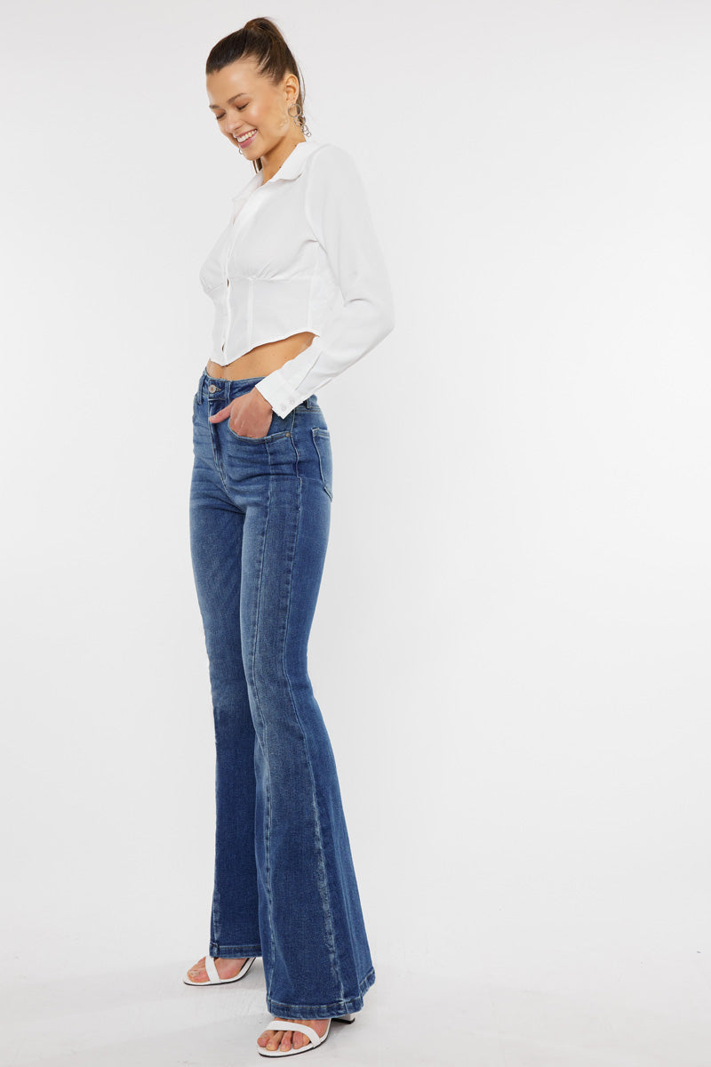 Women's High Rise Super Flare Jeans - view 12