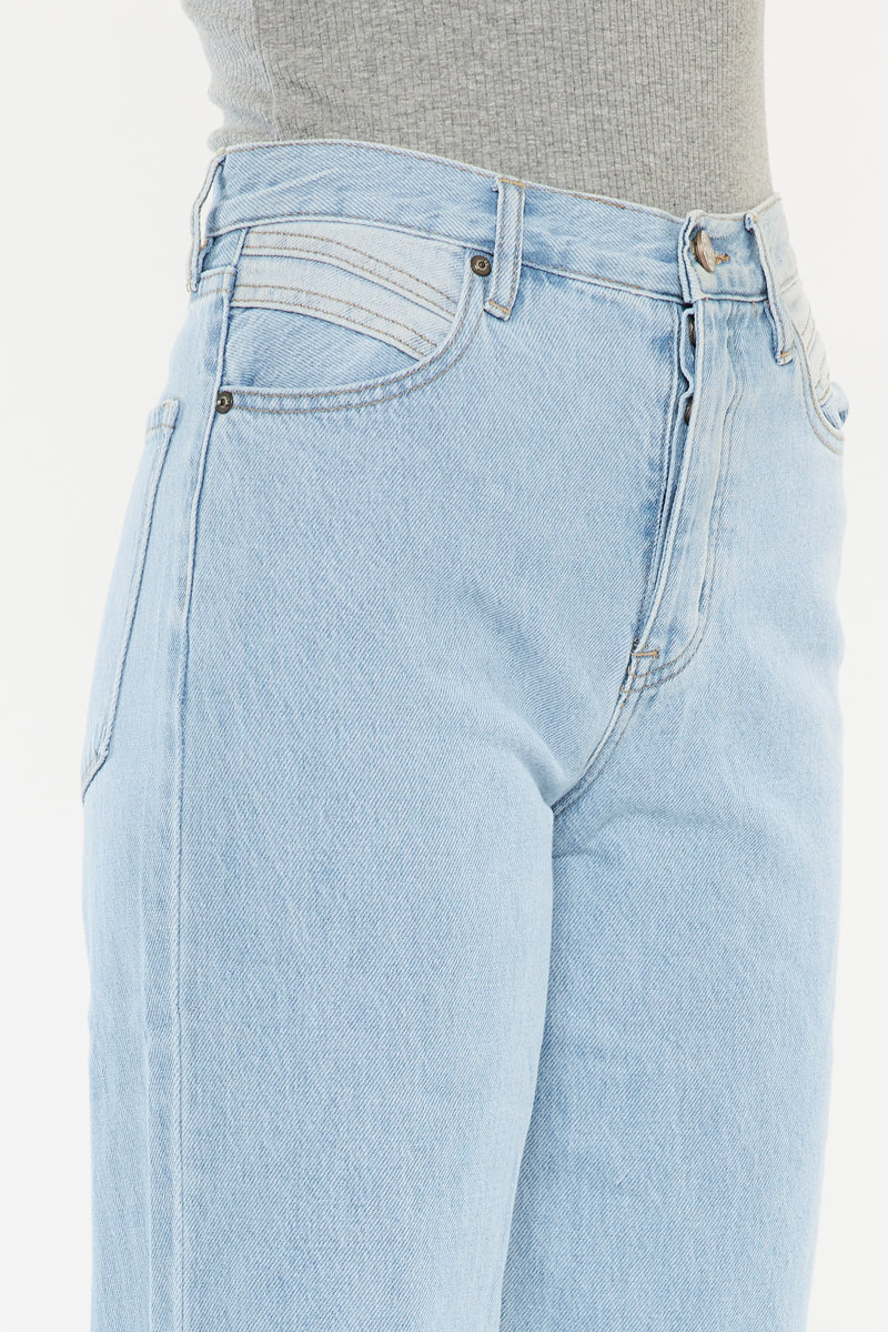 Women's Ultra High Rise 90s Flare Jeans - Light Wash - view 7