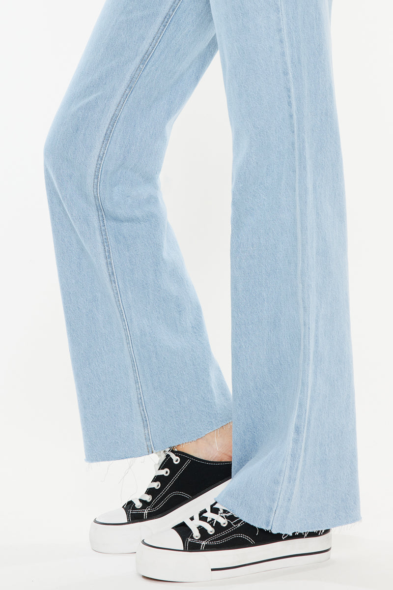 Women's Ultra High Rise 90s Flare Jeans - Light Wash - view 8