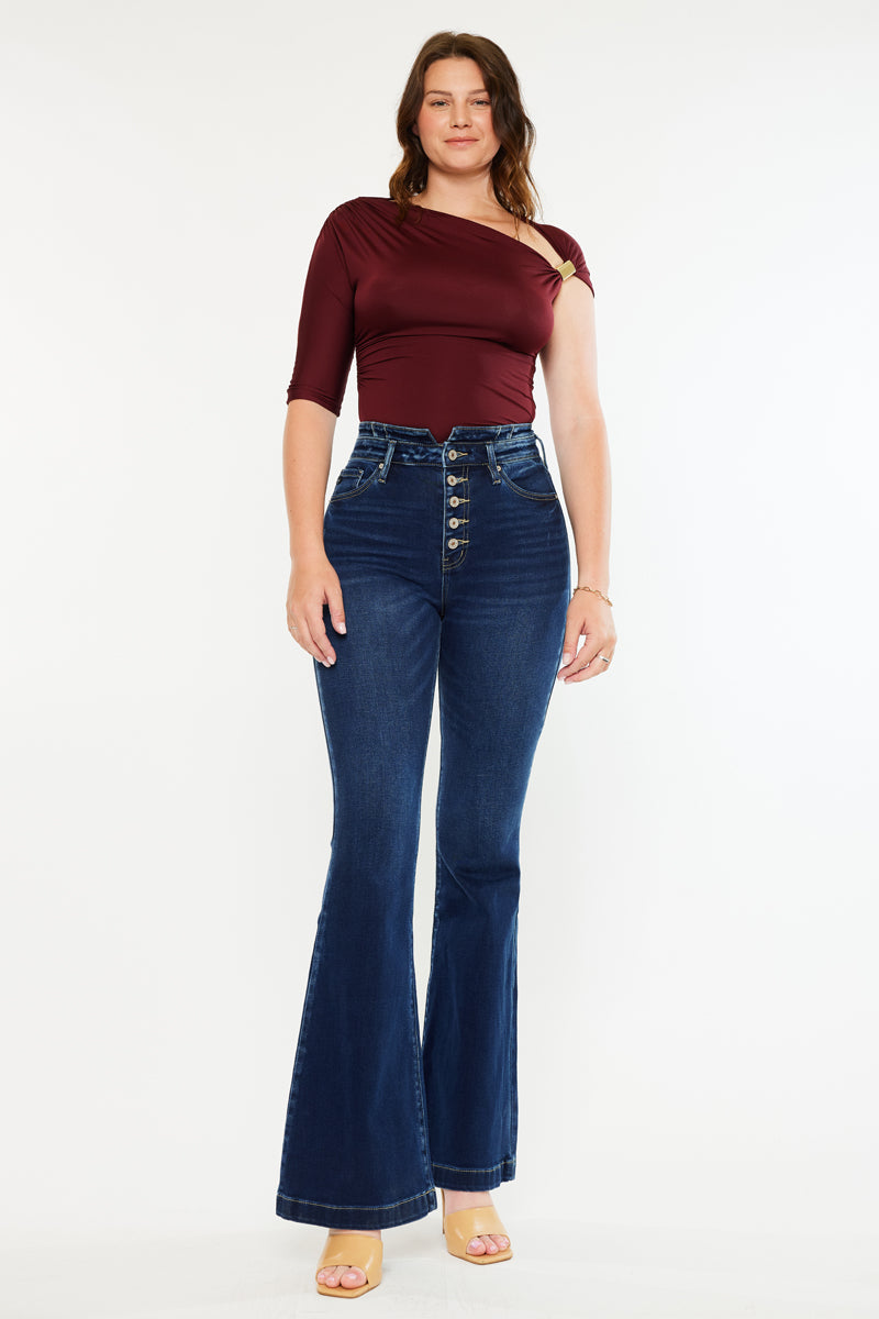 Women's Ultra High Rise Curvy Flare Jeans - view 10