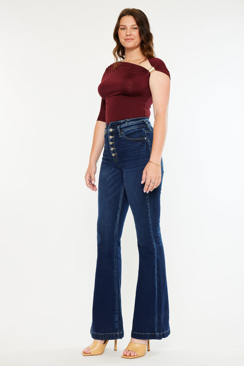 Women's Ultra High Rise Curvy Flare Jeans - view 12
