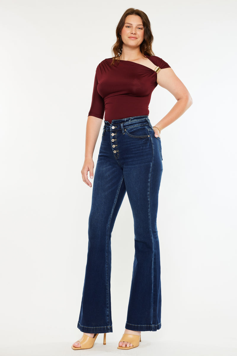 Women's Ultra High Rise Curvy Flare Jeans - view 13