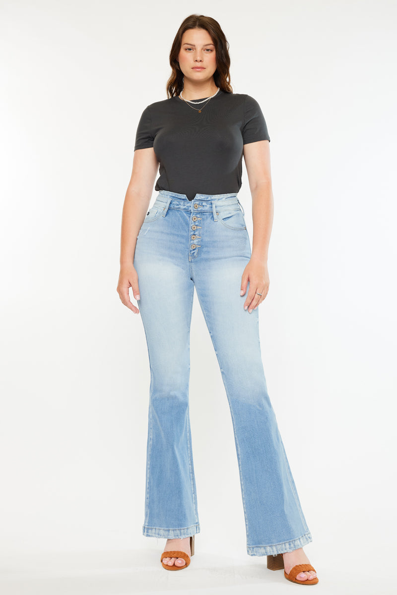 Women's Ultra High Rise Curvy Flare Jeans