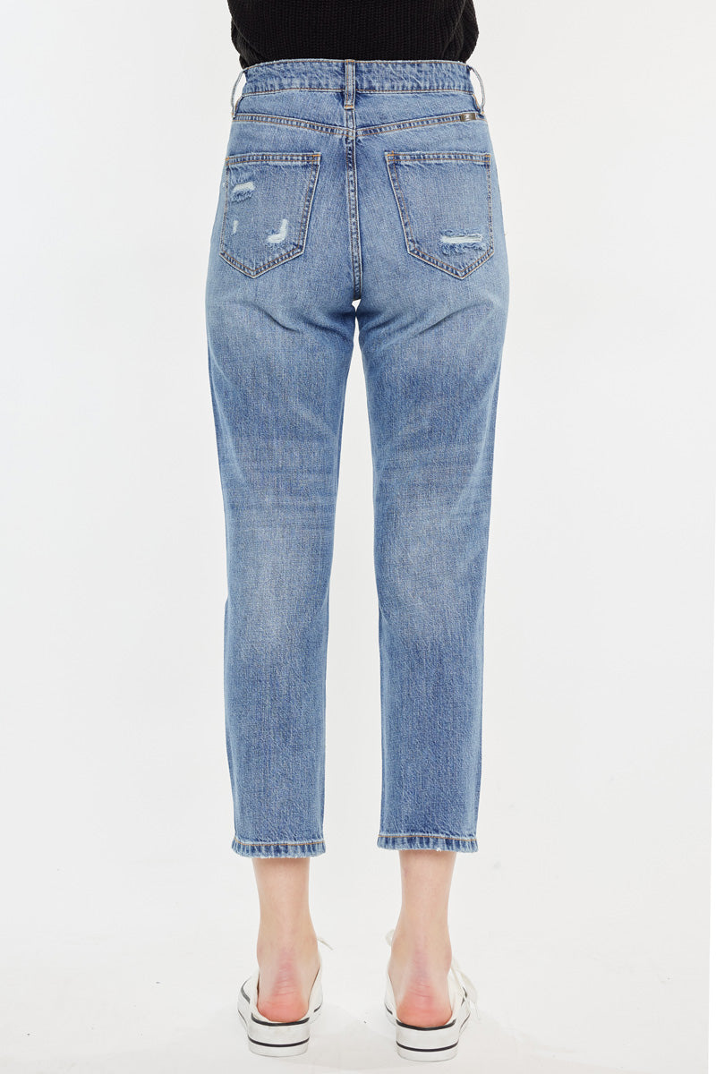 Women's Ultra High Rise Straight Jeans - Medium Wash - view 7