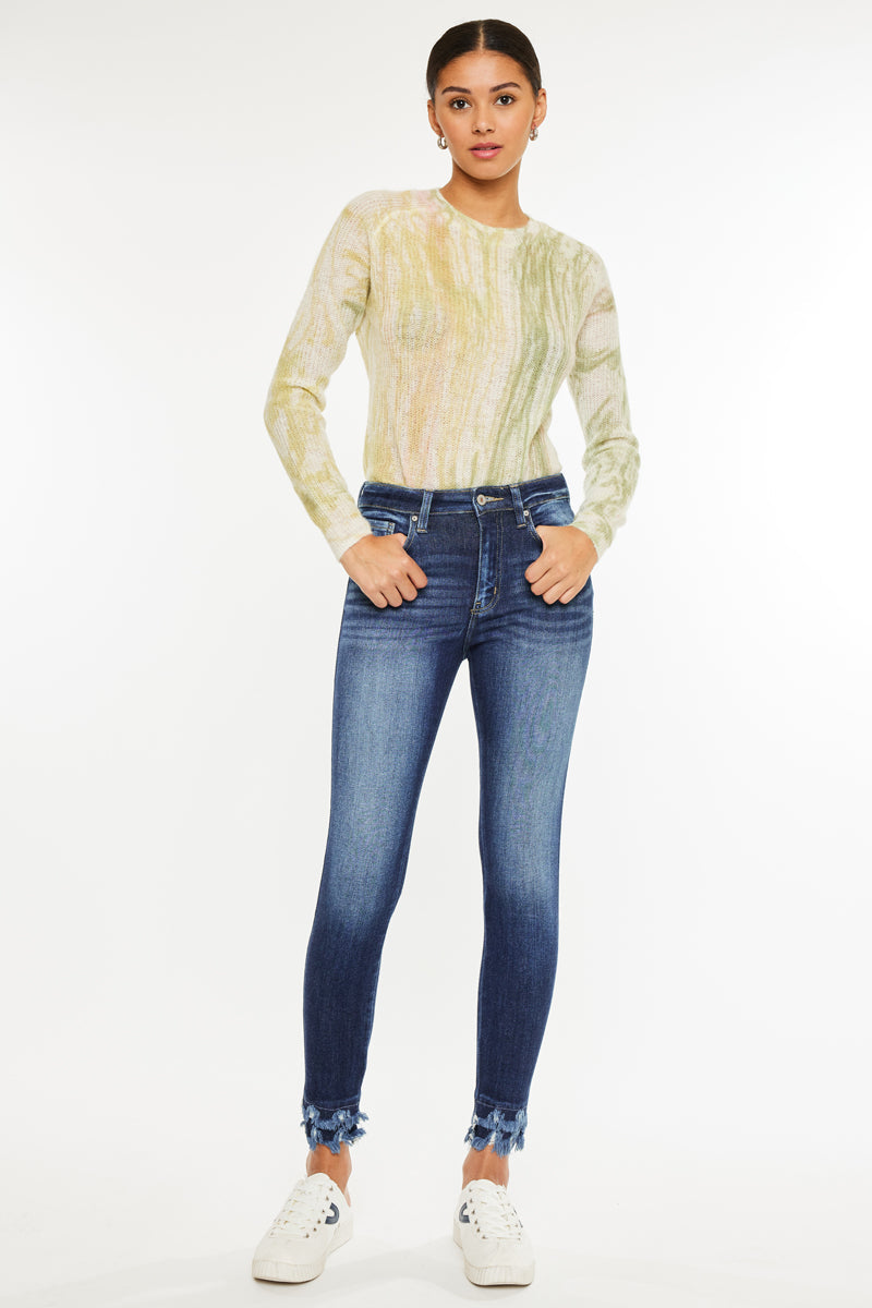 Women's High Rise Ankle Skinny Jeans - Dark Wash - Dark Wash - view 4