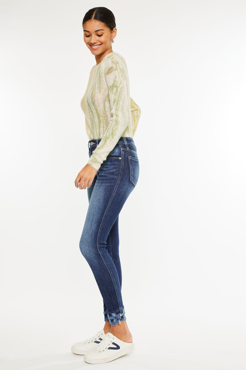 Women's High Rise Ankle Skinny Jeans - Dark Wash - Dark Wash - view 5