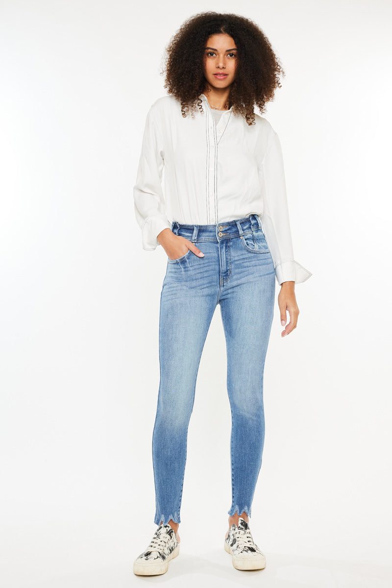 Women's High Rise Super Skinny Jeans - Medium Wash - Medium Wash - view 2