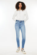Women's High Rise Super Skinny Jeans - Medium Wash - Medium Wash