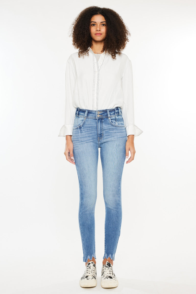 Women's High Rise Super Skinny Jeans - Medium Wash - Medium Wash - view 3