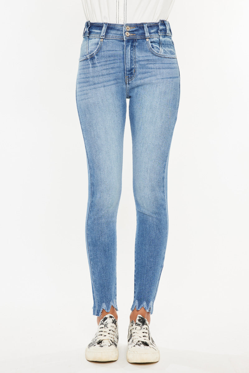 Women's High Rise Super Skinny Jeans - Medium Wash - Medium Wash - view 4