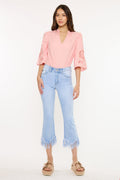Women's High Rise Bootcut Jeans - Medium Wash - Medium Wash (Style 115)
