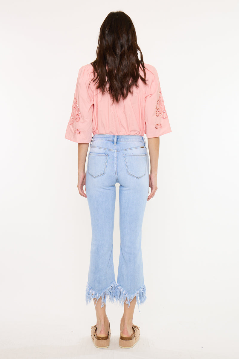 Women's High Rise Bootcut Jeans - Medium Wash - Medium Wash (Style 115) - view 6