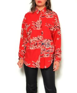 Abstract Print Blouse RO22