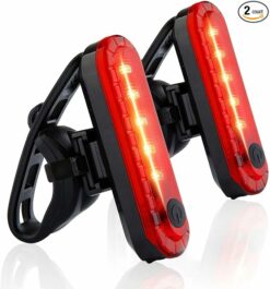 Bike Tail Light Rechargeable 2 Pack RO17