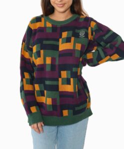 Vintage Geometric Sweater RO21